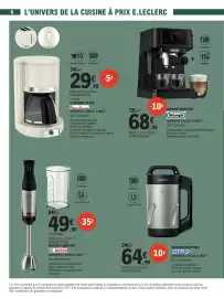 Catalogue E.Leclerc | La maison bien équipée page 6: Delonghi machine expresso €68,09, PHILIPS Blender chauffant €64,99