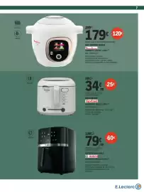 Catalogue E.Leclerc | La maison bien équipée page 7: Tefal Friteuse Uno €34,99, Moulinex Multicuiseur Cookeo €179,00