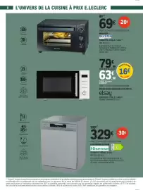 Catalogue E.Leclerc | La maison bien équipée page 8: SEVERIN Mini Four €69,00, Hisense LAVE VAISSELLE 60CM €329,00