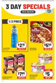 IGA catalogue Page 3: Gatorade or Gatorade G‑Active Electrolyte Water 600mL Selected Varieties €2,10