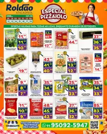 Folheto Roldão semana 42 Página 1: Perdigão - bacon em cubos €44,90, Ting - azeitona verde sem caroco €35,90