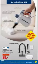 Lidl gazetka tydzień 43 Strona 11: Ręczna myjka parowa SILVERCREST €89,00