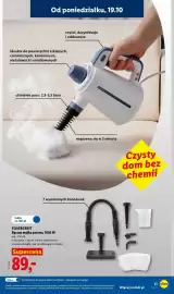Lidl gazetka tydzień 43 Strona 11: Ręczna myjka parowa SILVERCREST €89,00