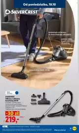 Lidl gazetka tydzień 43 Strona 13: SILVERCREST Odkurzacz cyklonowy bezworkowy €219,00, Odkurzacz cyklonowy €219,00