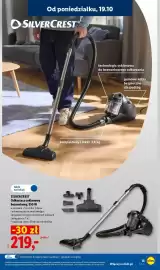 Lidl gazetka tydzień 43 Strona 13: SILVERCREST Odkurzacz cyklonowy bezworkowy €219,00, Odkurzacz cyklonowy €219,00