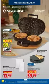Lidl gazetka tydzień 43 Strona 16: Zestaw woreczków foliowych €13,49, Naleśnikarka Silvercrest €59,99