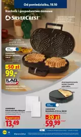Lidl gazetka tydzień 43 Strona 16: Zestaw woreczków foliowych €13,49, Naleśnikarka Silvercrest €59,99