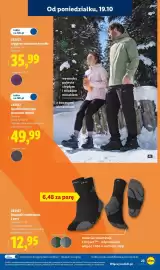 Lidl gazetka tydzień 43 Strona 25: CRIVIT Skarpetki outdoorowe, 2 pary €12,95, CRIVIT Legginsy termiczne damskie €35,99