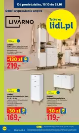Lidl gazetka tydzień 43 Strona 30: LIVARNO Szafka wysoka łazienkowa Corfu €219,00