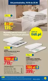 Lidl gazetka tydzień 43 Strona 31: LIVARNO 7-strefowy materac z zimnej pianki z paskiem klimaband, H2, 90 x 200 cm €399,00