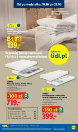 Lidl gazetka tydzień 43 Strona 31: LIVARNO 7-strefowy materac z zimnej pianki z paskiem klimaband, H2, 90 x 200 cm €399,00