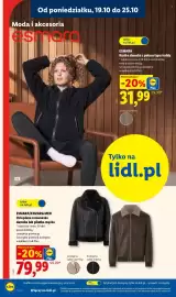 Lidl gazetka tydzień 43 Strona 32: ESMARA/ESMARA MEN Ocieplana ramoneska damska lub pilotka męska €79,99