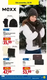 Lidl gazetka tydzień 43 Strona 39: MEXX Szalik dzianinowy damski z dodatkiem wełny €47,99