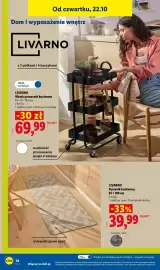 Lidl gazetka tydzień 43 Strona 44: LIVARNO Wózek pomocnic kuchenny €69,99, LIVARNO Dywanik kuchenny €39,99