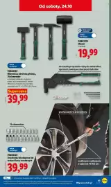 Lidl gazetka tydzień 43 Strona 53: PARKSIDE Nitownica z obrotową głowicą, 70 elementów €39,99, Parkside Młotek €19,99