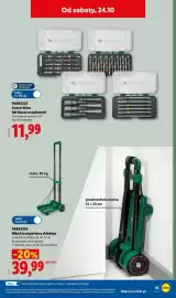 Lidl gazetka tydzień 43 Strona 55: PARKSIDE Wózek transportowy składany €39,99