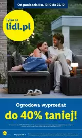 Lidl gazetka tydzień 43 Strona 6: Od poniedziałku, 19.10 do 25.10 Tylko na lidl.pl Ogrodowa wyprzedaż do 40% taniej! Czas