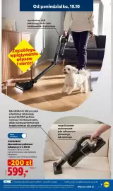 Lidl gazetka tydzień 43 Strona 9: SILVERCREST Akumulatorowy odkurzacz cyklonowy 2 w 1, 400 W €599,00