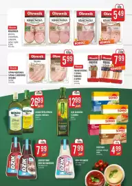 MOKPOL gazetka Strona 5: Frankfurterki z szynki, winierki z szynki Olewnik €7,99, Olej Kujański 3-Ziarna €12,99