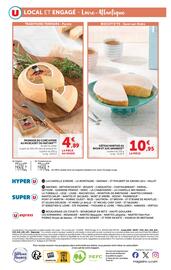 Catalogue Super U semaine 42 page 4: Fromage du Curé Affiné €4,89, BISCUIT D'YS GÂTEAU NANTAIS AU RHUM ET AUX AMANDES €10,95