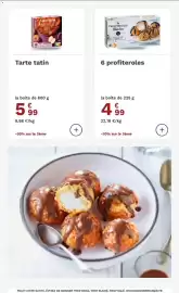 Catalogue Picard page 11: Picard Profiteroles Glacées €4,99, Ploard Tarte tatin €5,99
