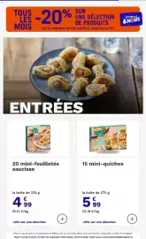 Catalogue Picard page 13: Apéro mini-feuilletés saucisse €4,99, L'Apero 15 mini-quiches €5,99
