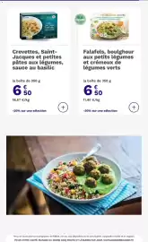 Catalogue Picard page 26: Picard Crevettes, Saint-Jacques et petites pâtes aux légumes, sauce au basilic €6,50