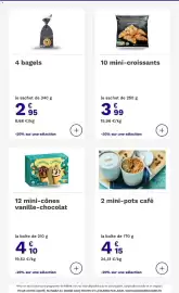 Catalogue Picard page 30: Picard café €4,15, PLOAED mini-cônes vanille-chocolat €4,10