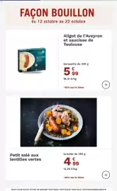 Catalogue Picard page 8: Picard Aligot de l'Aveyron et saucisse de Toulouse €5,99, Petit salé aux lentilles vertes €4,99