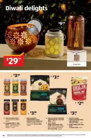 ALDI catalogue week 43 Page 10: Diwali delights Bronzed Copper or Bl Black $2999 A Butter Chicken Chef Charker © $3.49 C ea