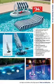 ALDI catalogue week 43 Page 17: Cordless Pool Vacuum €99,00, Pool Lights €11,99
