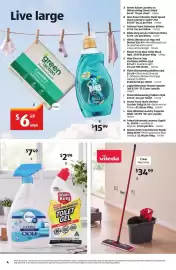 ALDI catalogue week 43 Page 4: Vileda Ultramax XL Mop and Bucket €34,99, Green Action Laundry or Dishwashing Sheets €6,49