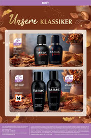 Müller Flugblatt Seite 4: Tabac Original Black Edition After Shave Lotion €15,99, Tabac Man €9,99