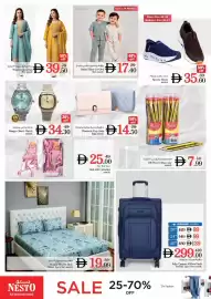 Nesto catalogue Page 10: John Cooper 4Wheel Soft Trolley 3pcs Set €299,00, Purple Double Bed- Sheet 3pcs Set €19,99