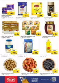 Nesto catalogue Page 3: Raisins Black Medium UZB €5,99, Al Muhamadia Segai Loose Dates €9,99