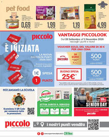 Volantino Supermercati Piccolo Pagina 24: Whiskas Pure Delight €1,99, Monge Le Chat Cibo Umido Multipack €1,19