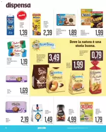 Volantino Supermercati Piccolo Pagina 14: Balconi Rollino Latte/Nocciola/Cacao €1,19, Nestlé Nesquik latte e cacao €2,39