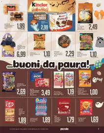 Volantino Supermercati Piccolo Pagina 17: Aperisnack Mix Halloween €2,69, Witor's BiancoCuore €6,99