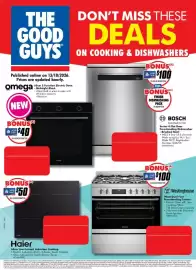 The Good Guys catalogue Page 2: TGG059351 WK16 = THE GOOD GUYS omega Published online on 13/10/2026. Prices are updated