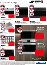 The Good Guys catalogue Page 7: Classic built-in range BONUS $200 VIA ONLINE REDEMPTION PLUS BONUSO SMEG 4 YEARS TOTAL
