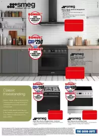 The Good Guys catalogue Page 9: smeg technology with style BONUS (0) SMEG 4 YEARS TOTAL WARRANTY VIA REDEMPTION .::*smeg