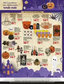 Folheto Carrefour Página 7: Trio €14,99, Olho - enfeite olho de halloween silver festas €16,99