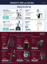 Volantino Unieuro Pagina 13: Robot da cucina FP600 €49,99, Impastatrice multifunzione 390 €149,99