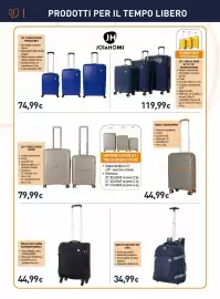 Volantino Unieuro Pagina 16: Trolley zaino soft blu €34,99, Trolley soft cabina €44,99