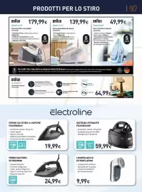 Volantino Unieuro Pagina 23: Braun Ferro generatore di vapore CareStyle 3 €139,99, Braun Ferro da stiro con caldaia €179,99
