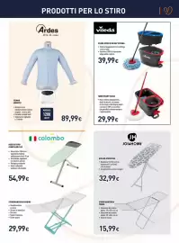Volantino Unieuro Pagina 25: Ardes TSUNAMI ARAIRST01 €89,99, Asse da stiro Etna JoiaHome €32,99