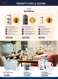 Volantino Unieuro Pagina 4: Macchina da caffè Baristina con Bean Swap nera €349,90