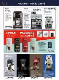 Volantino Unieuro Pagina 6: DeLonghi Magnifica Start €399,90, DeLonghi macchina caffè €129,99