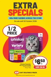 IGA catalogue week 42 Page 1: Whiskas Variety Pack €6,50
