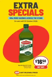 IGA catalogue week 42 Page 2: Bertolli Olive Oil 1.5 Litre €16,50